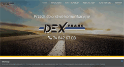 Desktop Screenshot of dextrans.pl