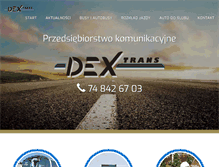 Tablet Screenshot of dextrans.pl