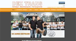 Desktop Screenshot of dextrans.at