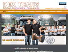 Tablet Screenshot of dextrans.at